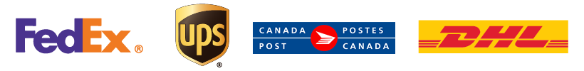 The carriers we ship with in Canada