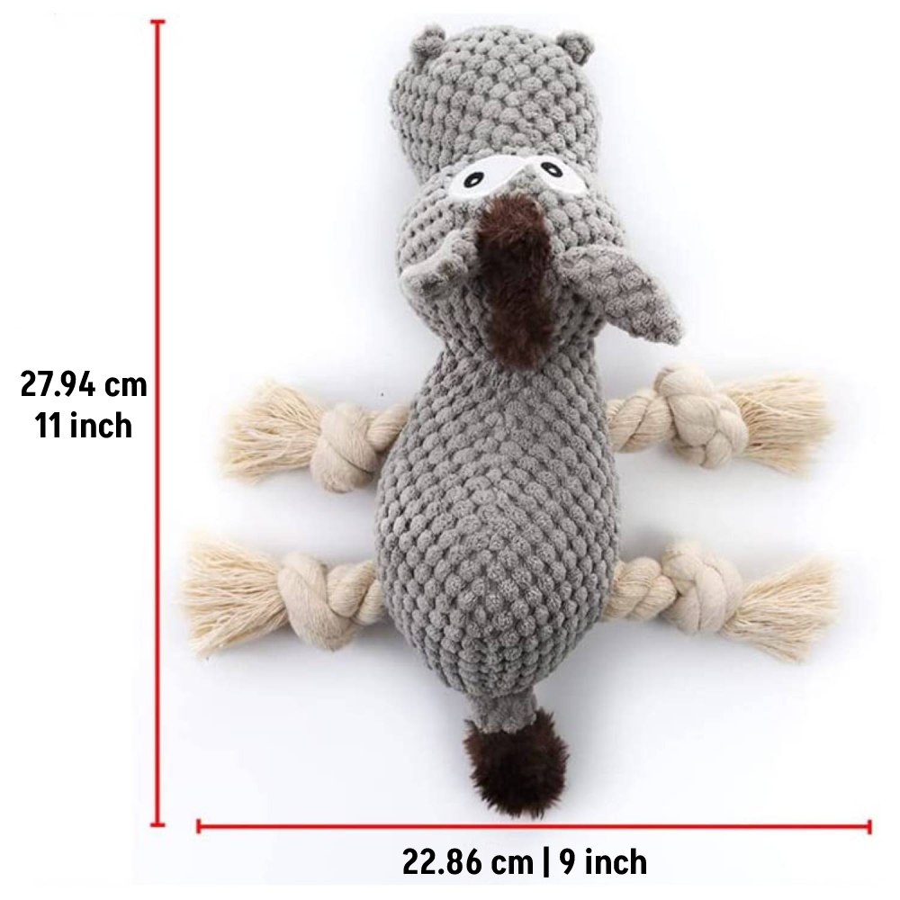 Squeaky Dog Chew Toy, Plush Donkey: image 5