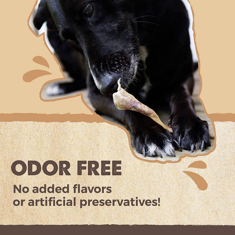 Natural Pork Ear Dog Treat, x12 Pack: image 6
